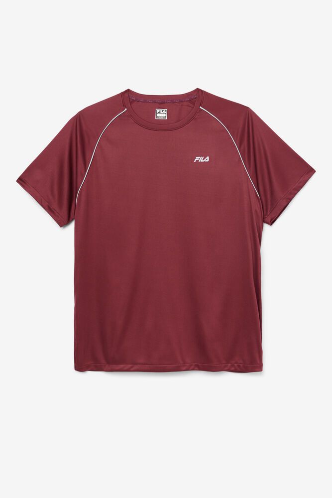 Fila T-Shirt Herre Rød Fauna Crew ELP-760423